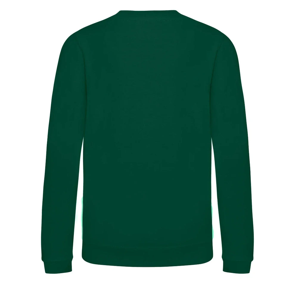Essentials Collection hoodie – green kids' hoodie with white Essentials Collection letters and Players Couture logo on the