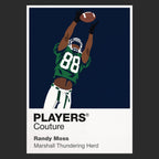 Randy Moss Marshall Thundering Herd American Football Icon Frame Men's Hoodie