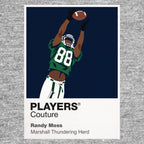 Randy Moss Marshall Thundering Herd American Football Icon Frame Men's Hoodie