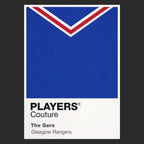 Glasgow Rangers Classic Football Shirt Colours Frame Men's T-Shirt – close-up detail shot of the Glasgow Rangers Players