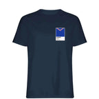 Glasgow Rangers t-shirt – navy men's t-shirt featuring the Glasgow Rangers Players Couture logo