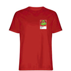 Raphael Colour t-shirt – red men's t-shirt featuring the Raphael Colour Players Couture logo
