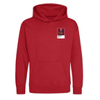 Raphinha Barcelona Icon Frame Kids Hoodie — Red