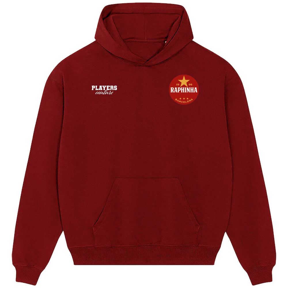 Raphinha Logo Players Couture Men's Casual Hoodie Red