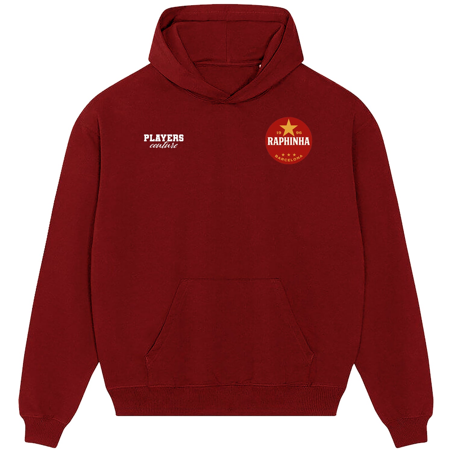 Raphinha Logo Players Couture Men's Casual Hoodie Red