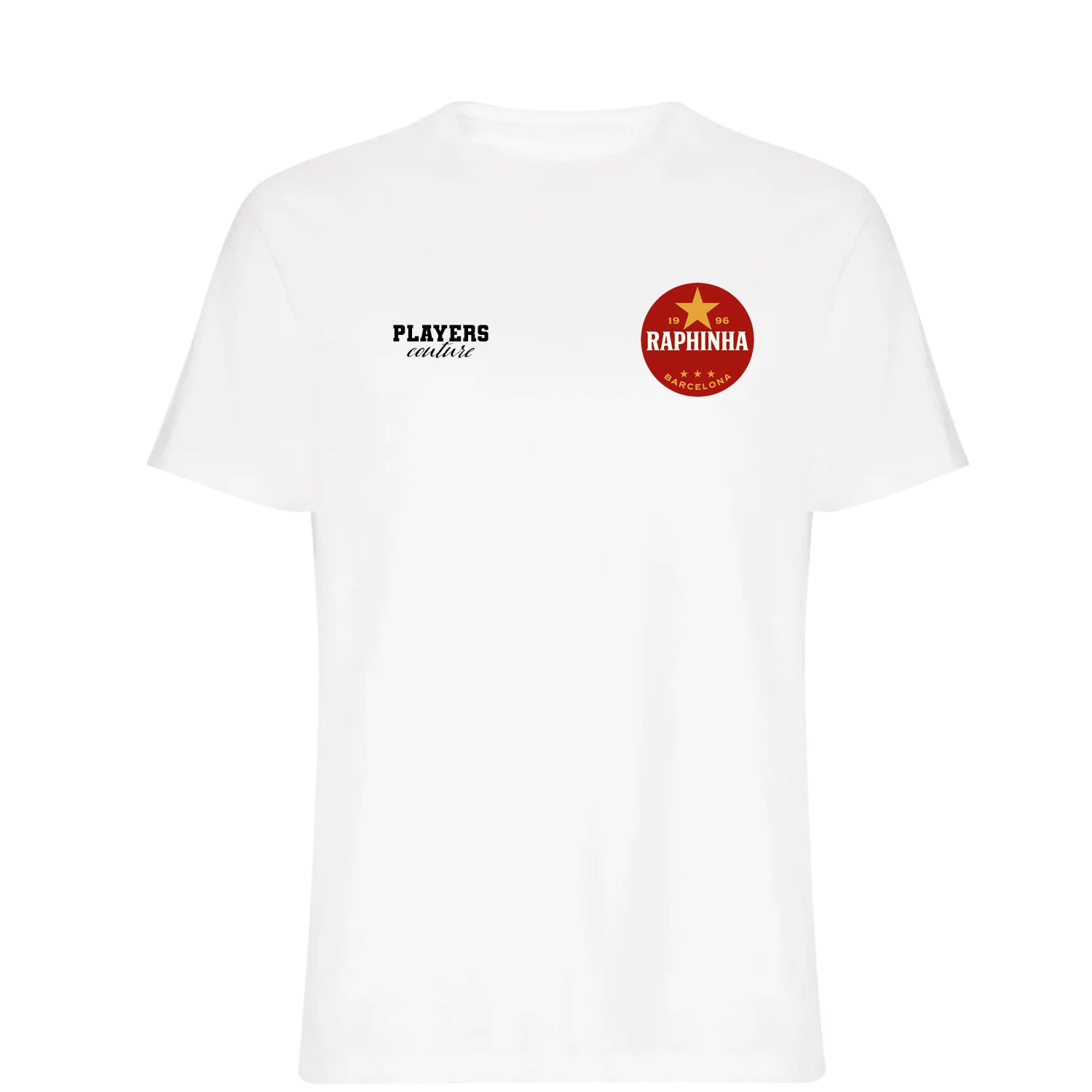 Raphinha Logo Players Couture Mens T-Shirt White