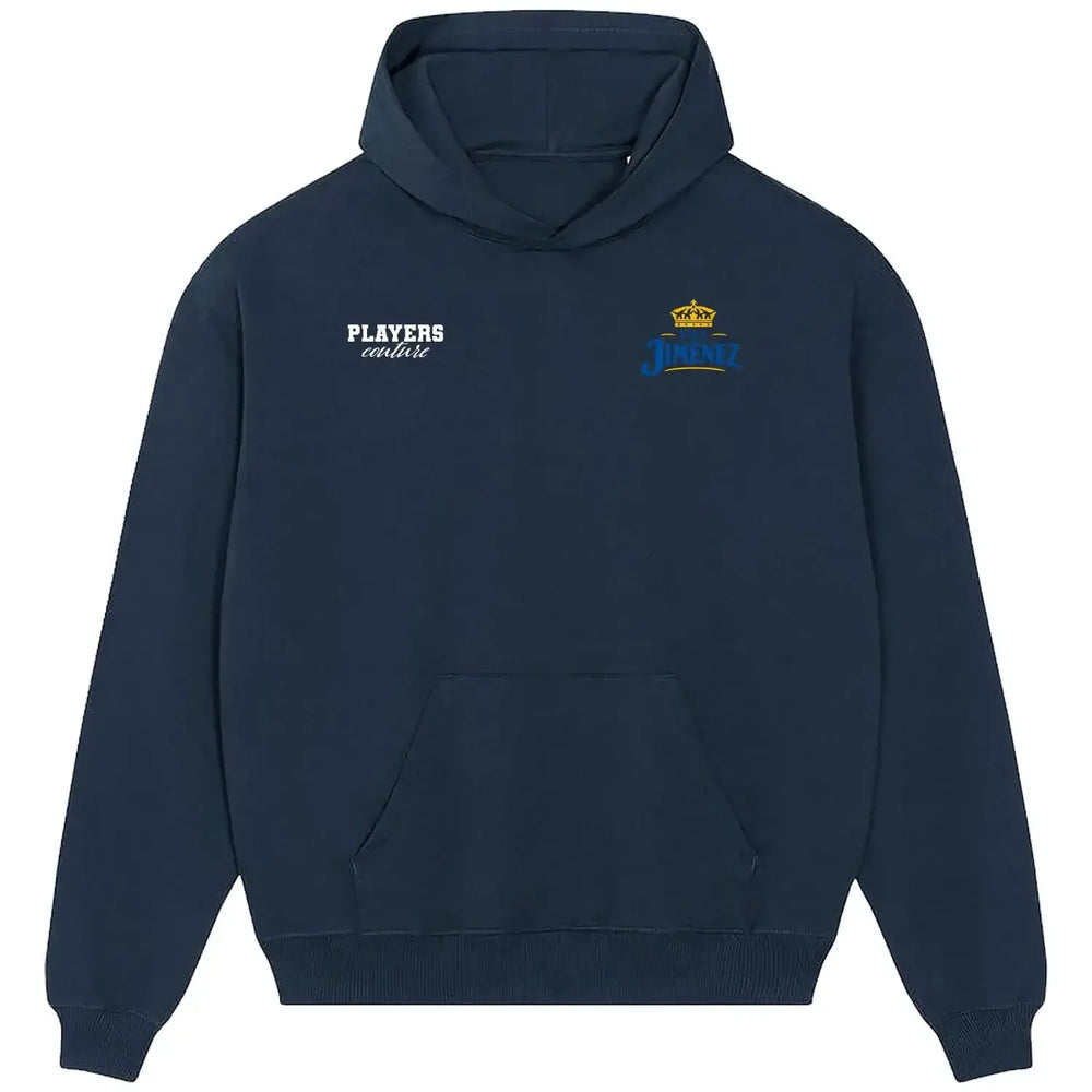 Raul Jimenez hoodie – navy men's hoodie featuring the Raul Jimenez Players Couture logo