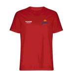 Raul Jimenez t-shirt – red men's t-shirt featuring the Raul Jimenez Players Couture logo