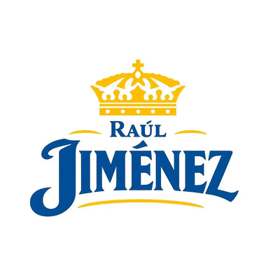 Raul Jimenez Logo Men's Hoodie – white close-up detail shot of the Raul Jimenez Players Couture logo design