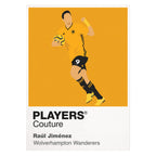 Raul Jimenez Wolves Icon Frame — White