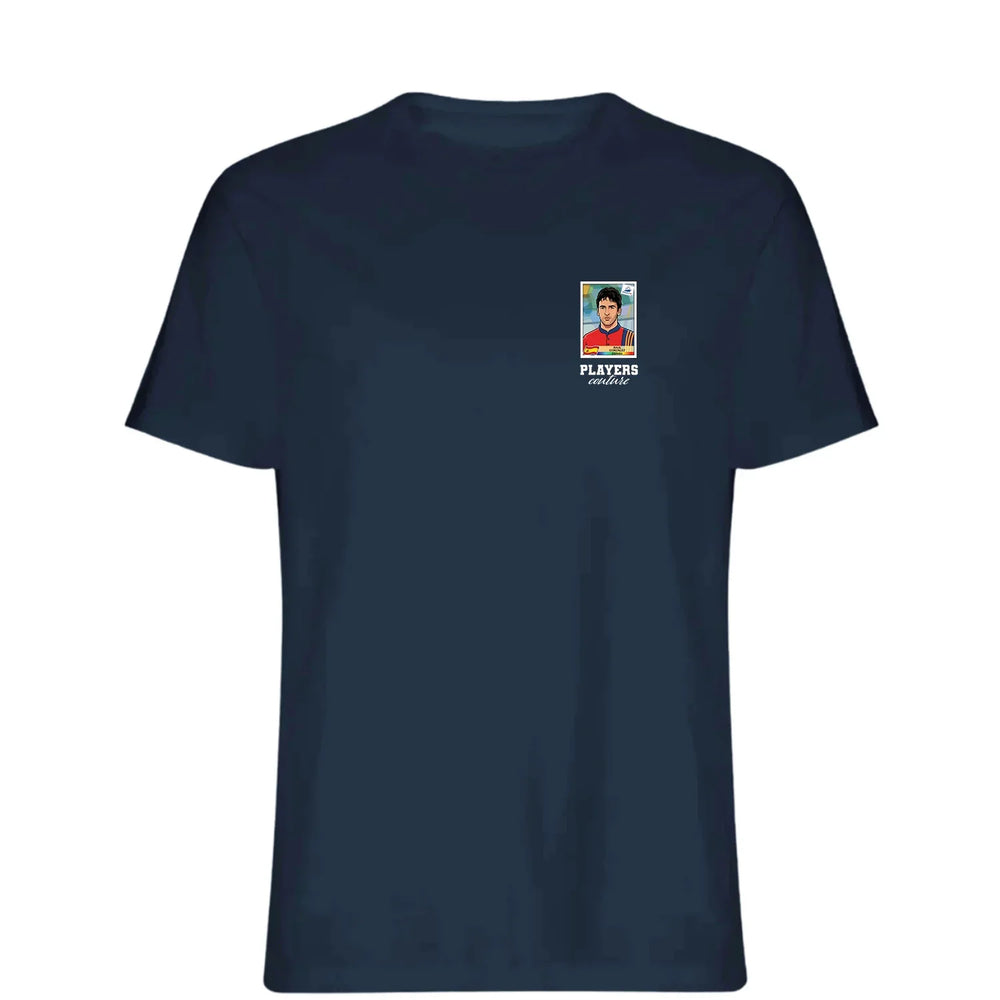 Raul World Cup t-shirt – navy men's t-shirt featuring the Raul World Cup Players Couture logo
