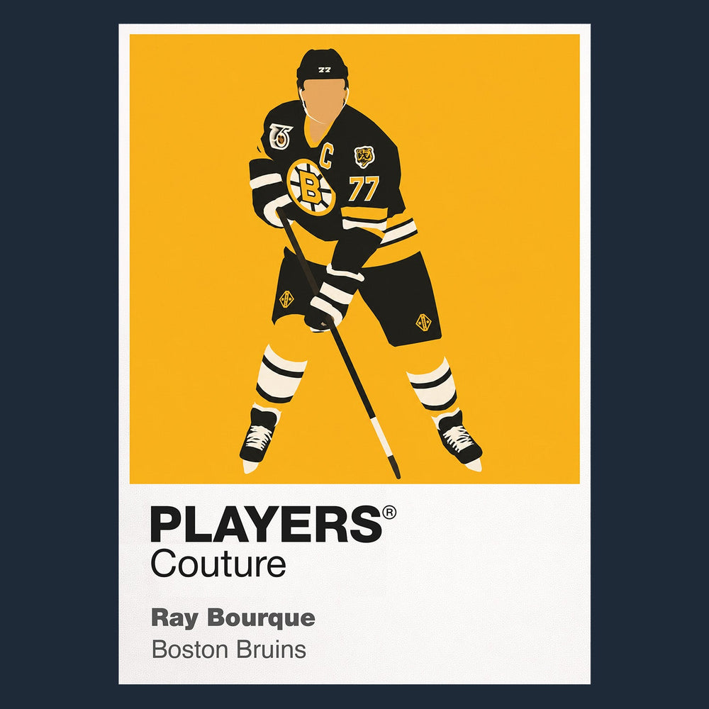 Ray Bourque Bruins Ice Hockey Icon Frame Men's T-Shirt – image 8