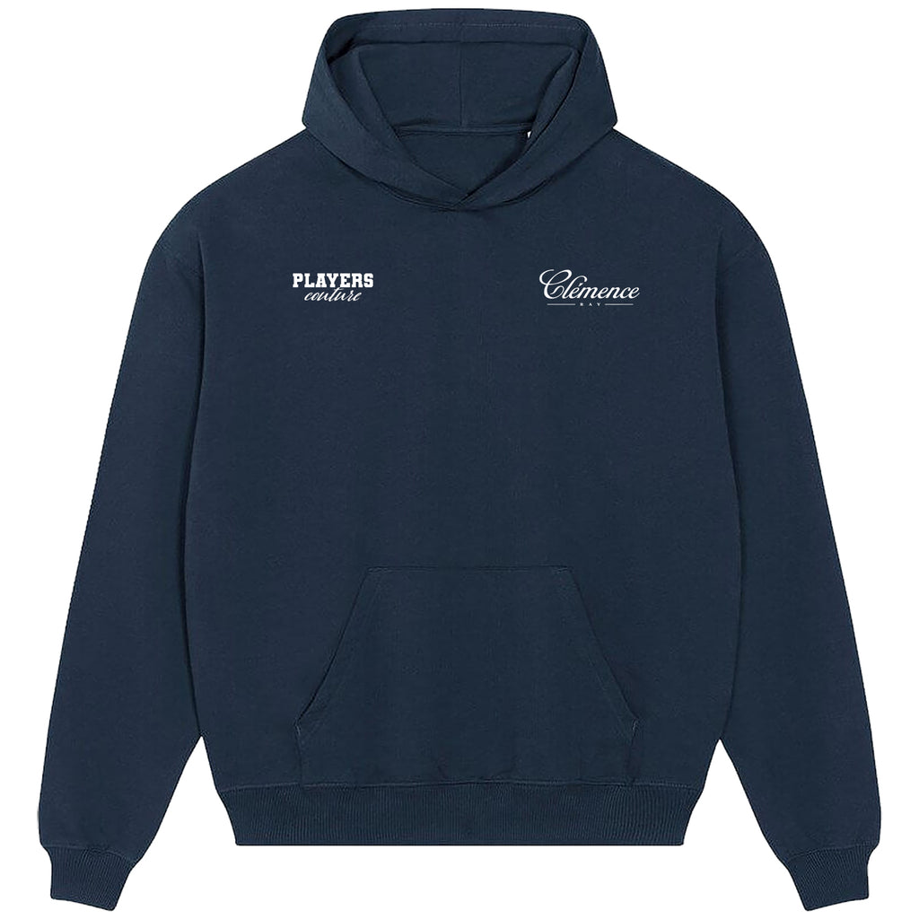 Ray Clemence Logo Players Couture Men's Casual Hoodie Navy