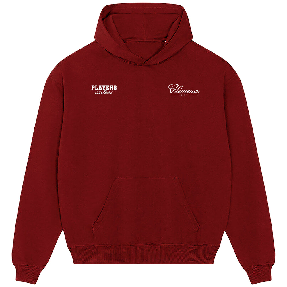 Ray Clemence Logo Players Couture Men's Casual Hoodie Red