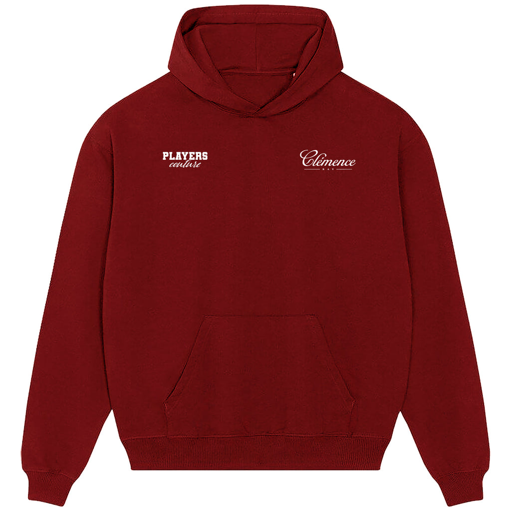 Ray Clemence Logo Players Couture Men's Casual Hoodie Red