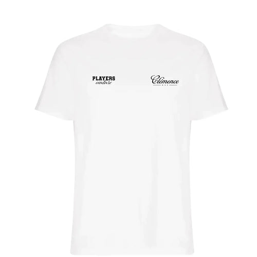 Ray Clemence t-shirt – white men's t-shirt featuring the Ray Clemence Players Couture logo