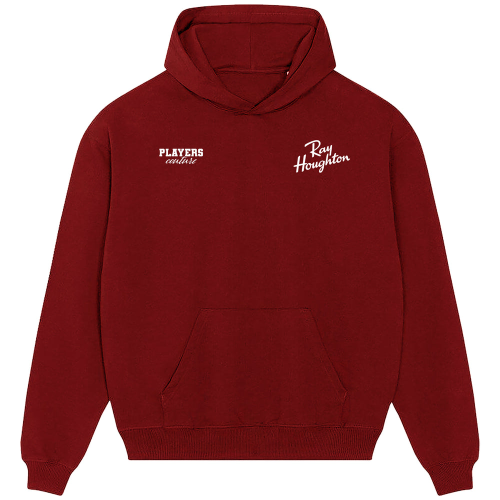 Ray Hougton Logo Players Couture Men's Casual Hoodie Red