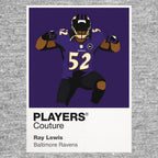 Ray Lewis Ravens American Football Icon Frame Men's Hoodie