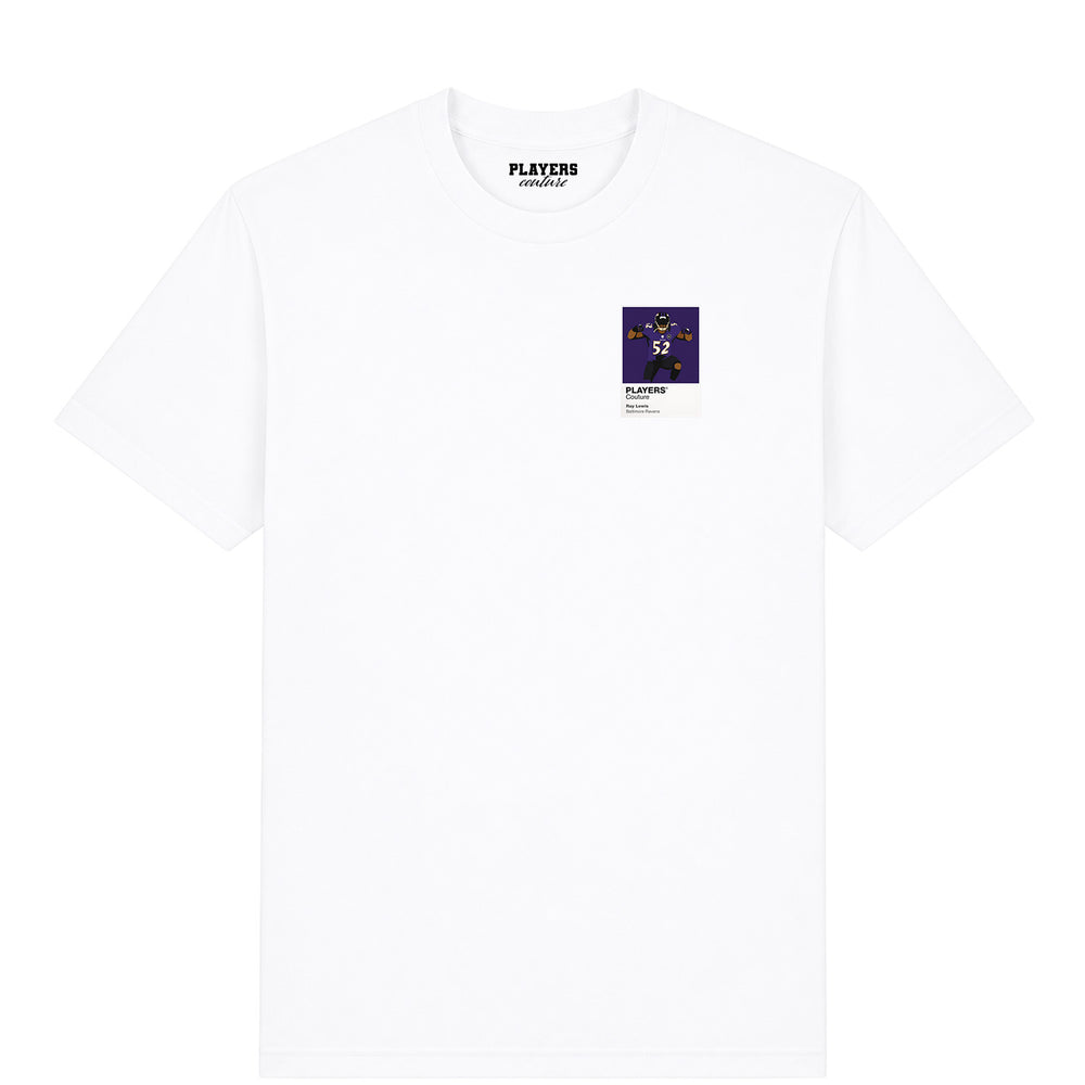 Ray Lewis Ravens American Football Icon Frame Men's T-Shirt