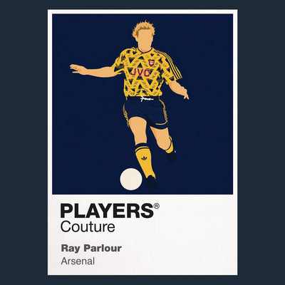 Ray Parlour Arsenal Icon Frame Men's Hoodie — Navy Artwork