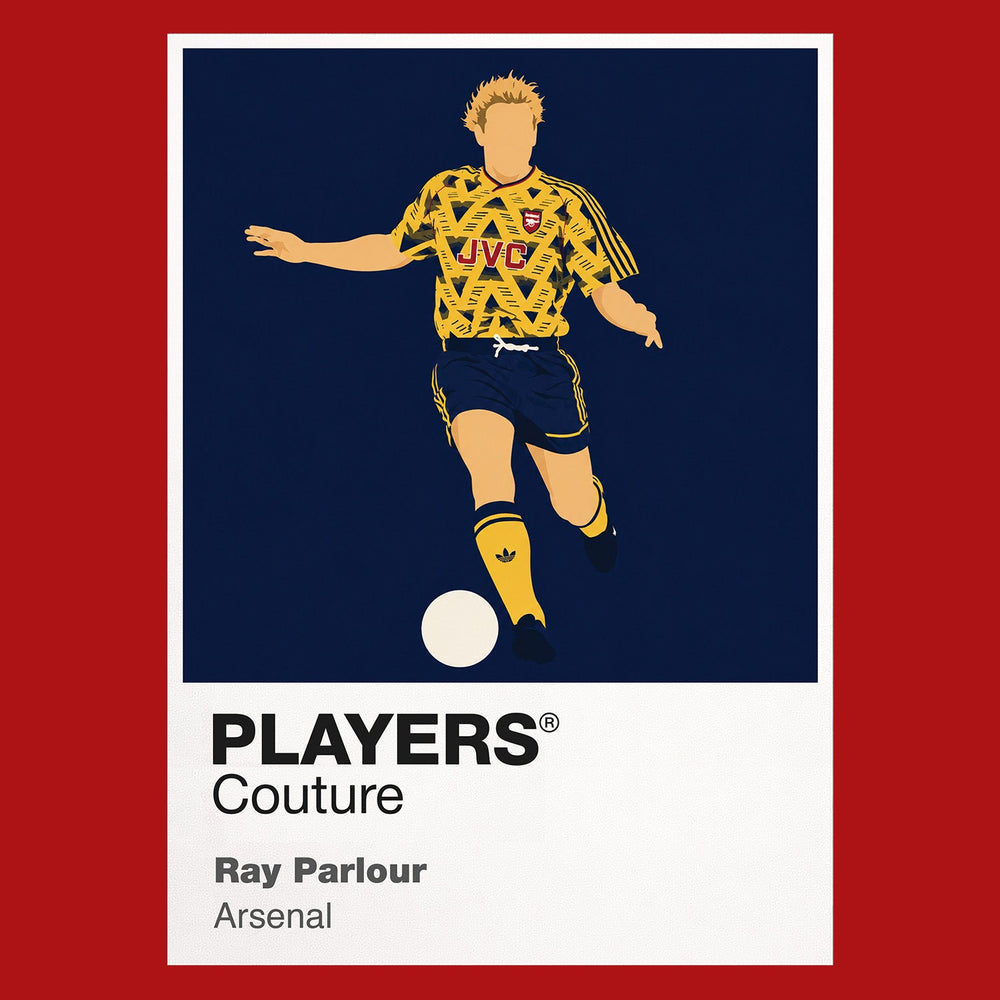 Ray Parlour Arsenal Icon Frame Men's Hoodie — Red Artwork
