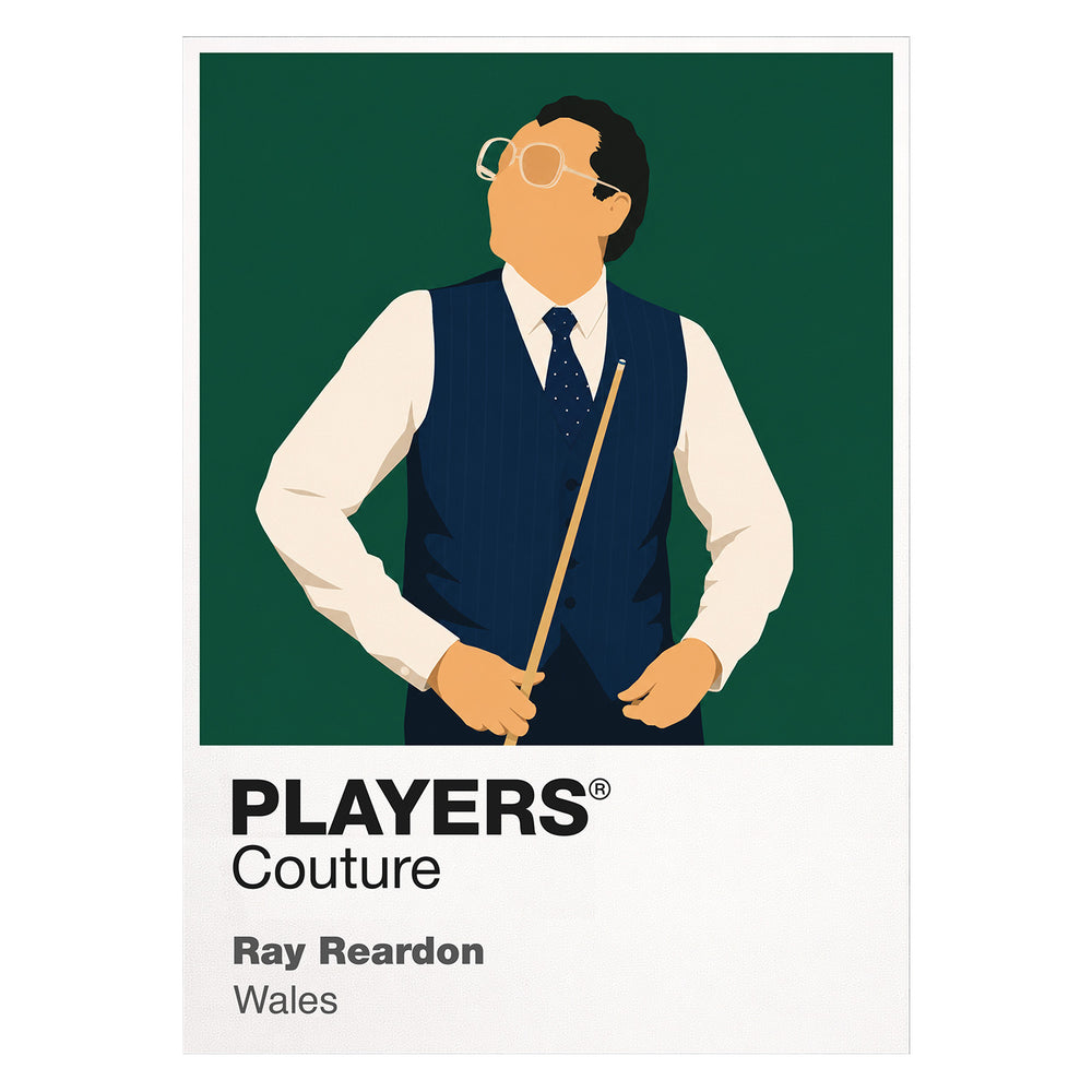 Ray Reardon Snooker Icon Frame Men's Hoodie