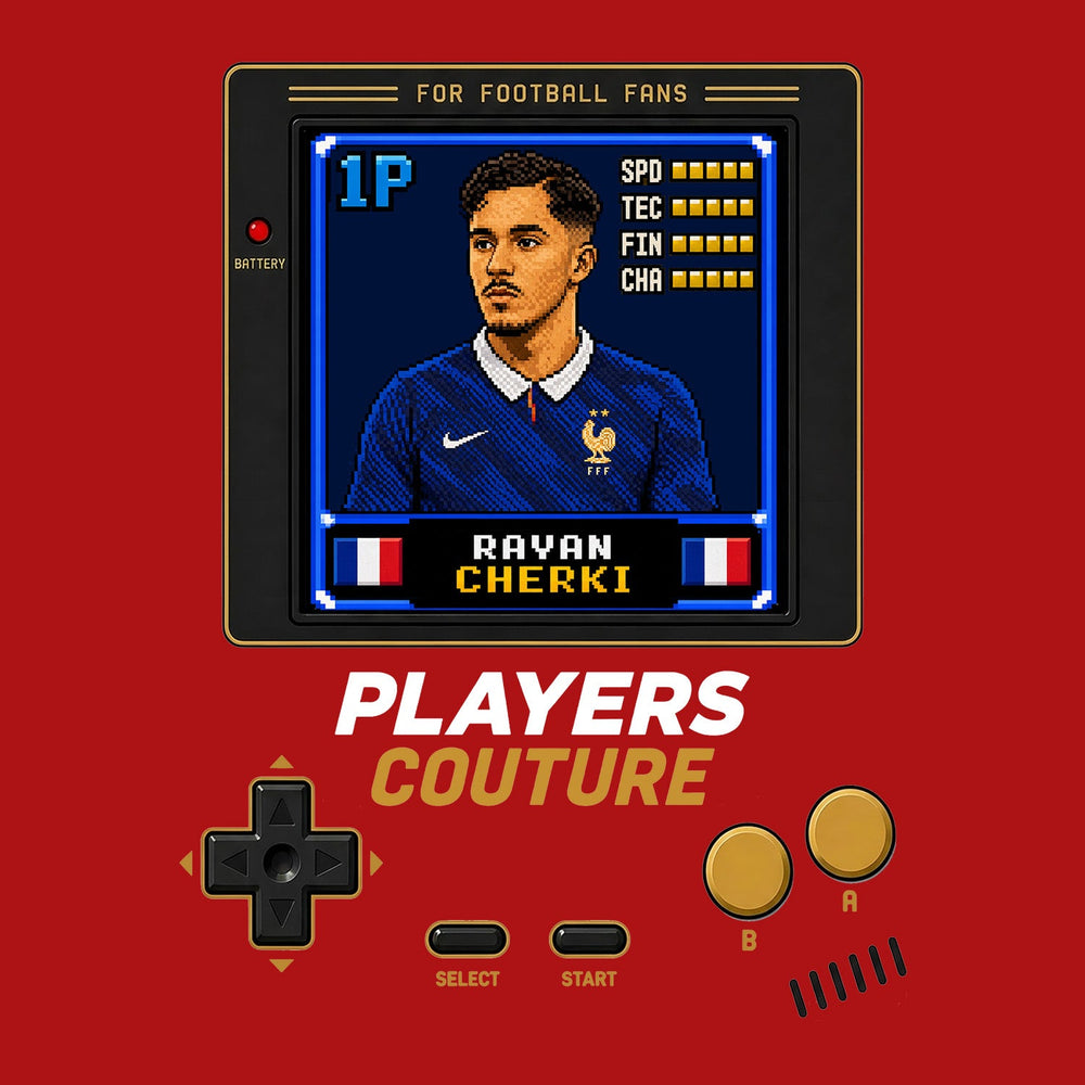 Rayan Cherki Icon 8-Bit Men's Hoodie - image 8