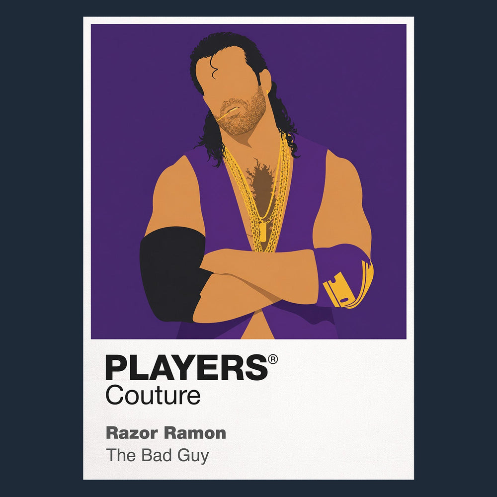 Razor Ramon Wrestling Icon Frame Men's T-Shirt