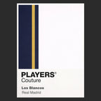 Real Madrid Classic Football Shirt Colours Frame Men's T-Shirt – close-up detail shot of the Real Madrid Players Couture