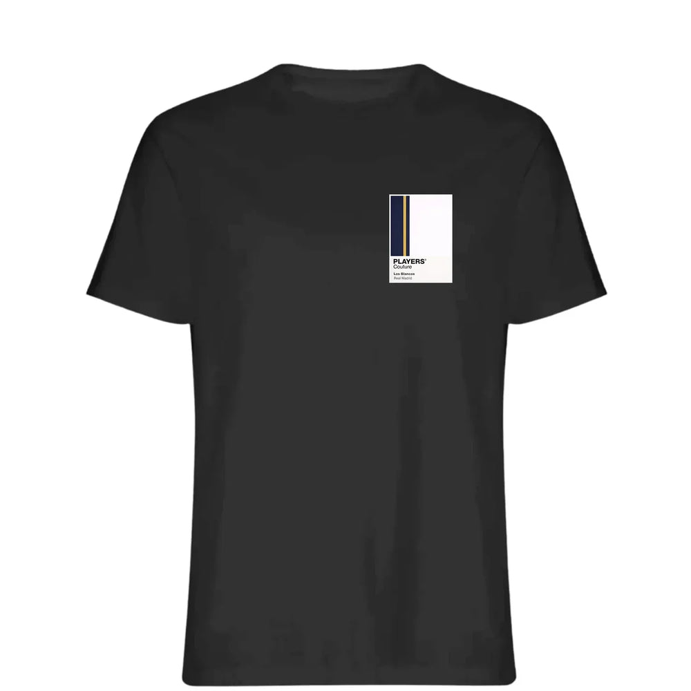 Real Madrid t-shirt – black men's t-shirt featuring the Real Madrid Players Couture logo