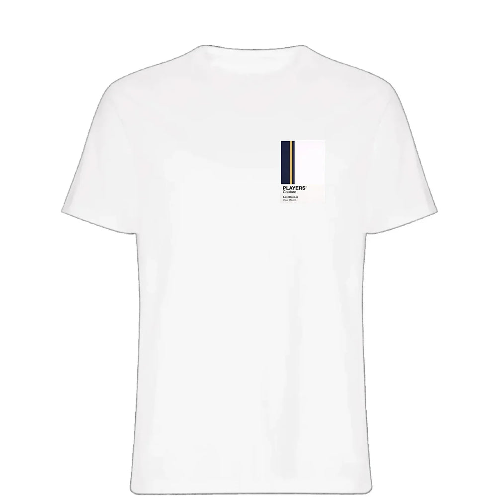 Real Madrid t-shirt – white men's t-shirt featuring the Real Madrid Players Couture logo