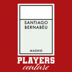 Real Madrid Monopoly Card hoodie – red men's hoodie with white Real Madrid Monopoly Card letters and Players Couture logo on