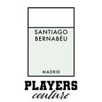 Real Madrid Monopoly Card hoodie – white men's hoodie with black Real Madrid Monopoly Card letters and Players Couture logo