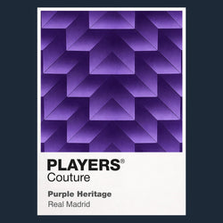 Real Madrid Purple Football Shirt Colours Frame - Icon Design