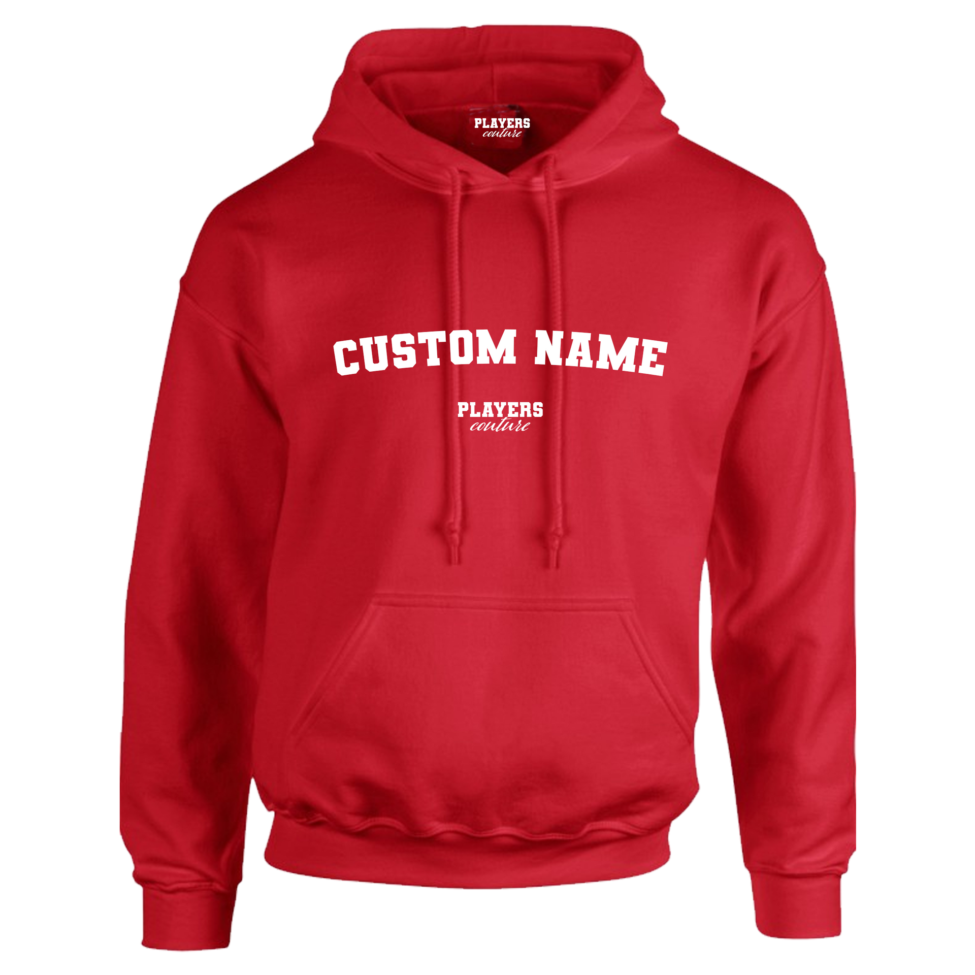 Red Custom Great Value Players Couture Men's Basic Hoodie