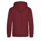 Essentials Collection hoodie – red kids' hoodie with white Essentials Collection letters and Players Couture logo on the