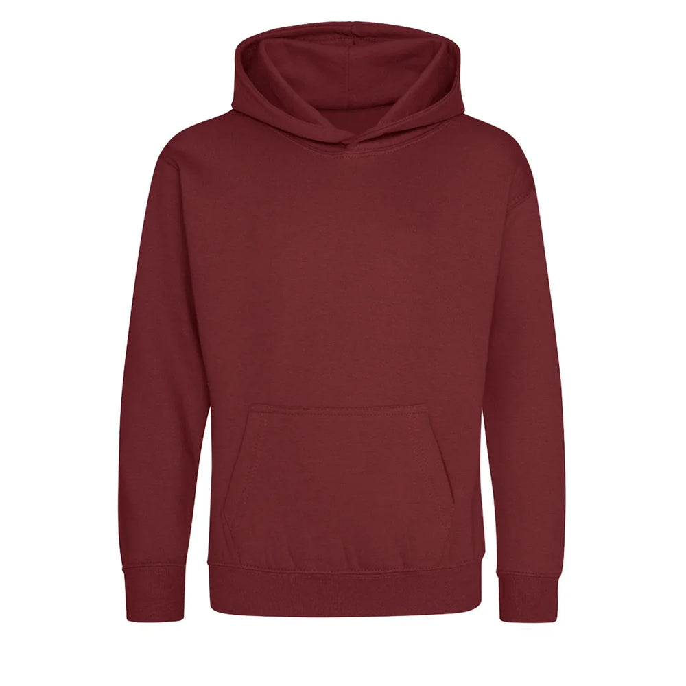Custom Upload Your Own hoodie – red kids' hoodie featuring the Custom Upload Your Own Players Couture logo