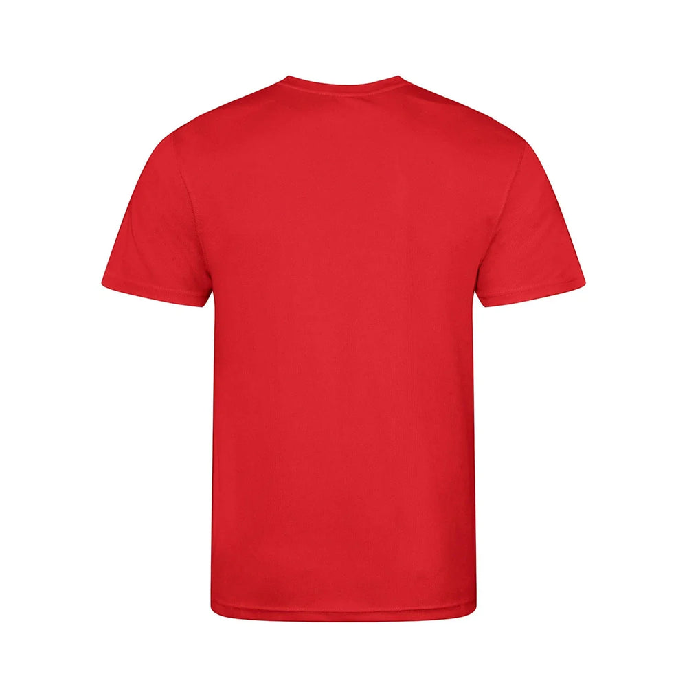 Essentials Collection t-shirt – red kids' t-shirt with white Essentials Collection letters and Players Couture logo on the
