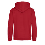 Essentials Collection hoodie – red kids' hoodie with white Essentials Collection letters and Players Couture logo on the