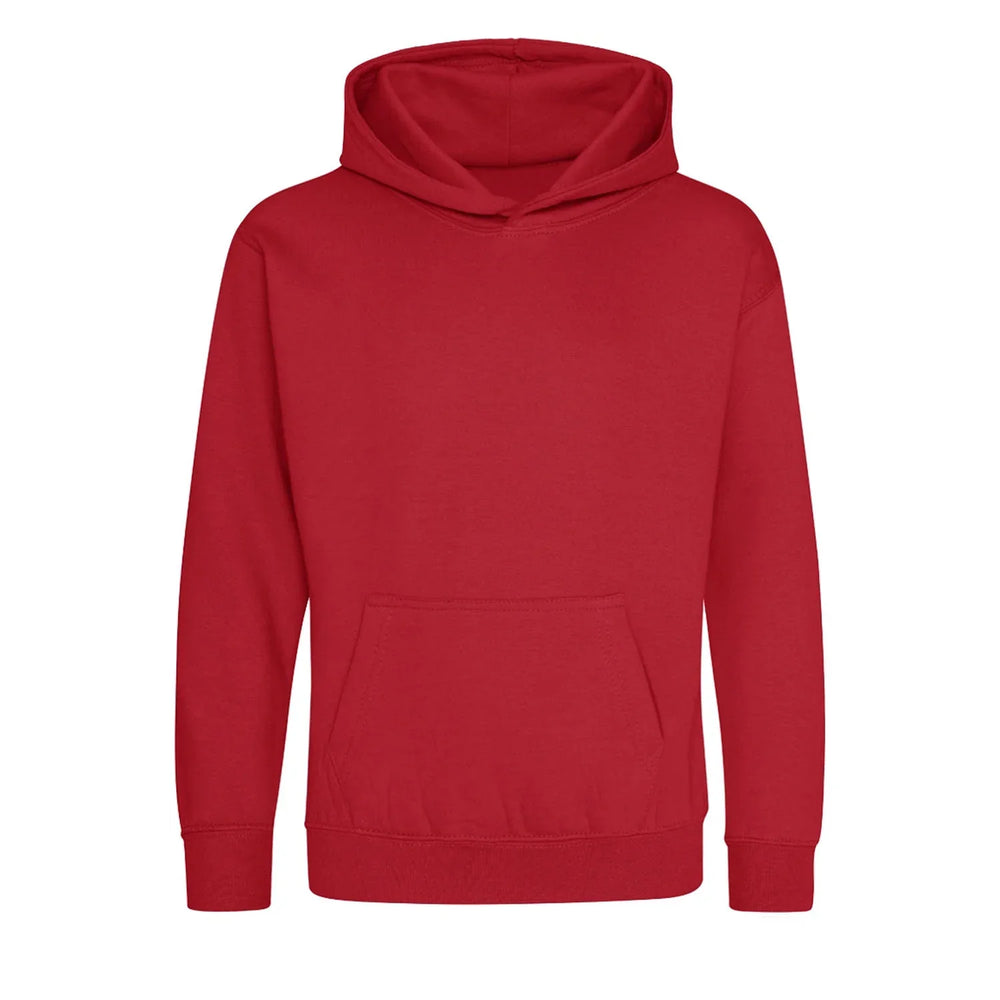 Custom Upload Your Own hoodie – red kids' hoodie featuring the Custom Upload Your Own Players Couture logo