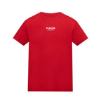 Essentials Collection t-shirt – red kids' t-shirt with white Essentials Collection letters and Players Couture logo on the