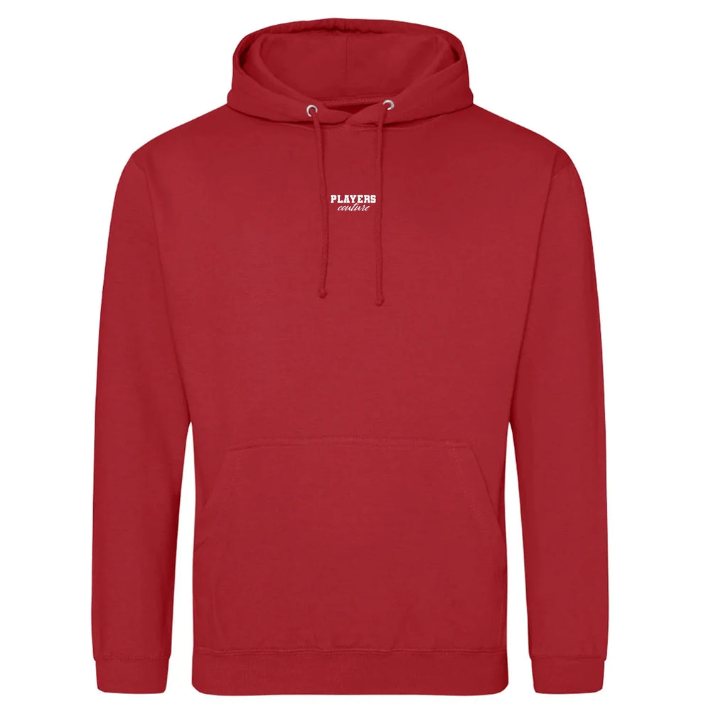Essentials Collection Players Couture Men's Classic Staple Red Hoodie - Red / XS | Basics, Essentials Collection, Hoodies, Men's