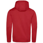 Essentials Collection hoodie – red men's hoodie with white Essentials Collection letters and Players Couture logo on the