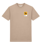 Red Rum horse racing T-shirt – mens desert sand tshirt view
