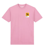 Red Rum horse racing T-shirt – mens pink tshirt view