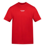 Essentials Collection t-shirt – red men's t-shirt with white Essentials Collection letters and Players Couture logo on the