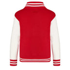 Essentials Collection hoodie – red kids' hoodie with white Essentials Collection letters and Players Couture logo on the