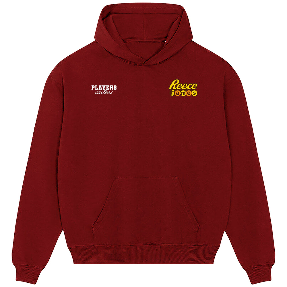 Reece James Logo Players Couture Men's Casual Hoodie Red