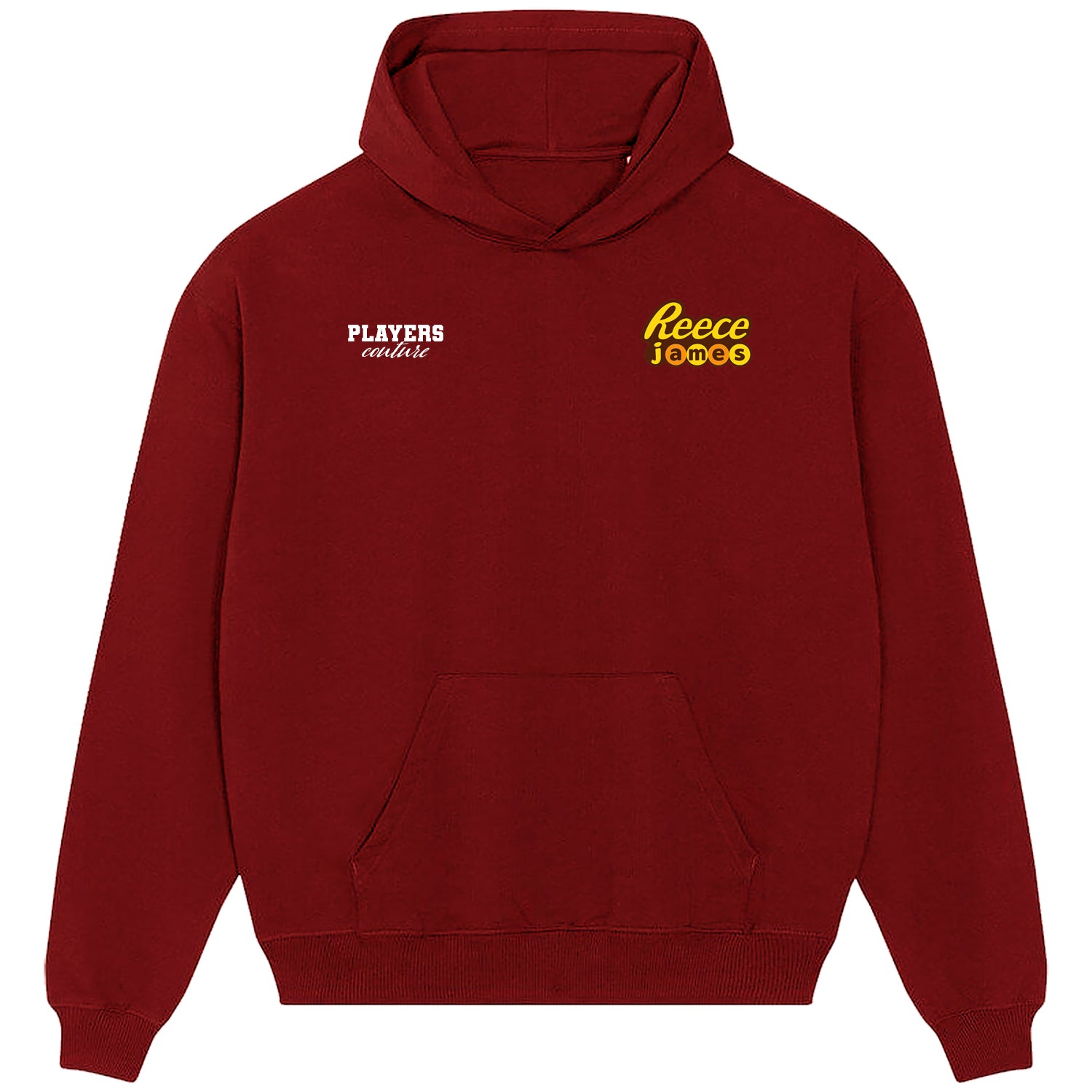 Reece James Logo Players Couture Men's Casual Hoodie Red