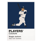 Reggie Jackson Yankees Baseball Icon Frame - Icon Design